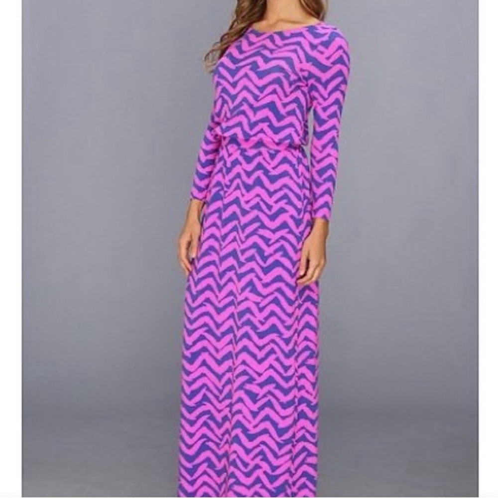 Lilly Pulitzer Nigella Chevron Dress, Women’s Size XL